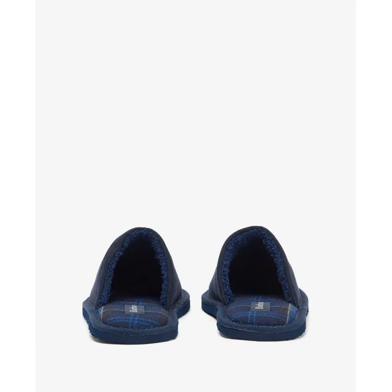 Barbour Everitt Mule Mens Slipper - Navy