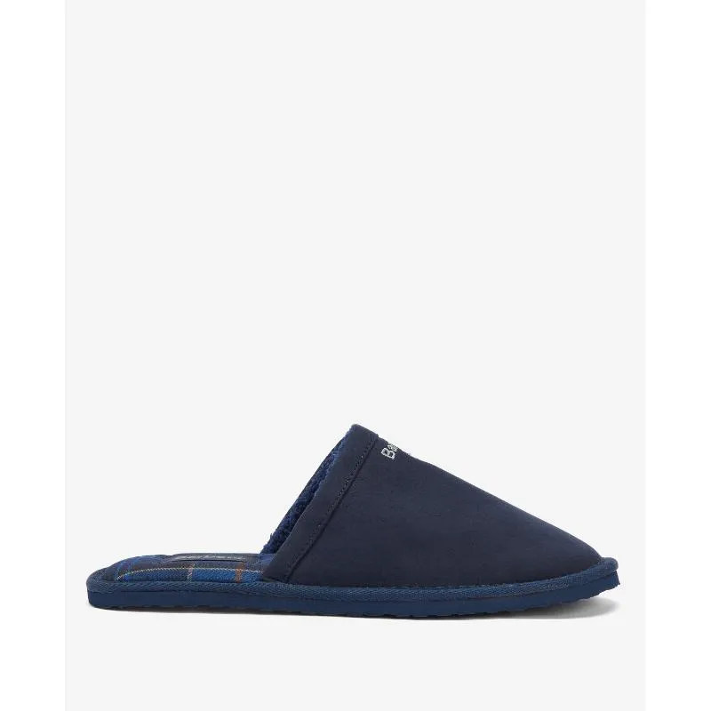 Barbour Everitt Mule Mens Slipper - Navy