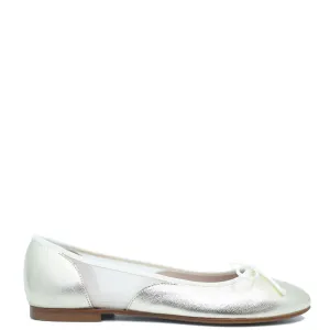 Beberlis Gold Mesh Ballet Flat