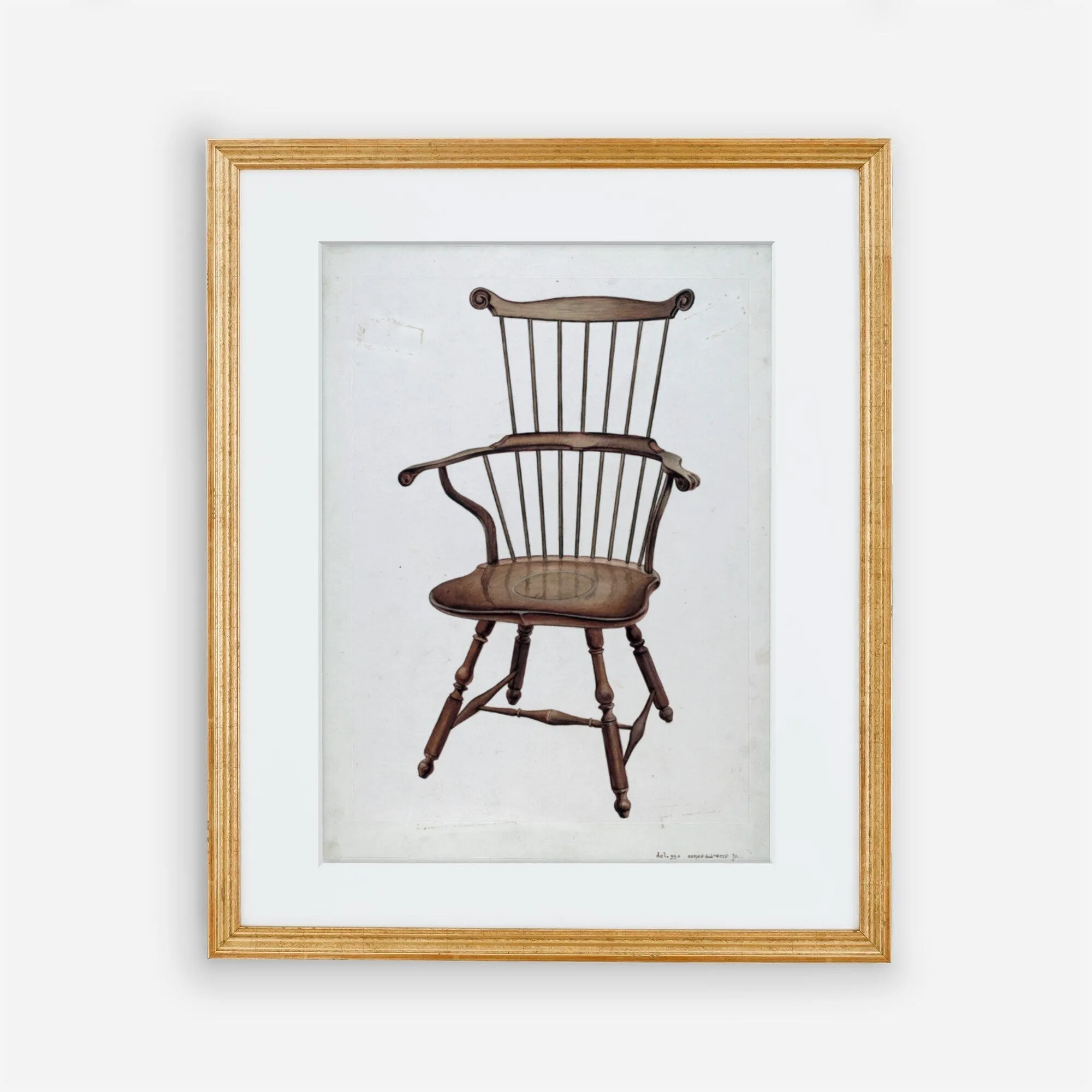 Chair 1 - Unique vintage wall art