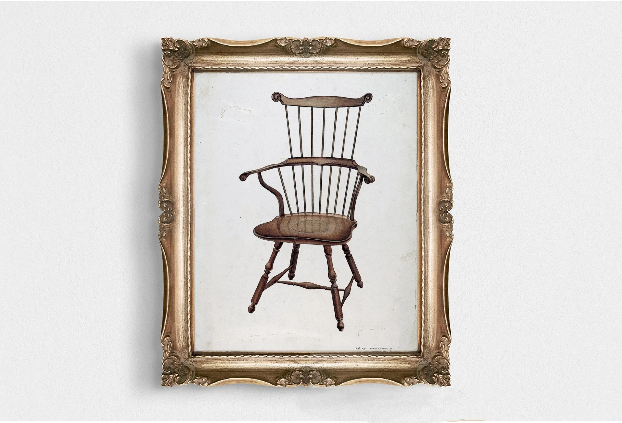 Chair 1 - Unique vintage wall art