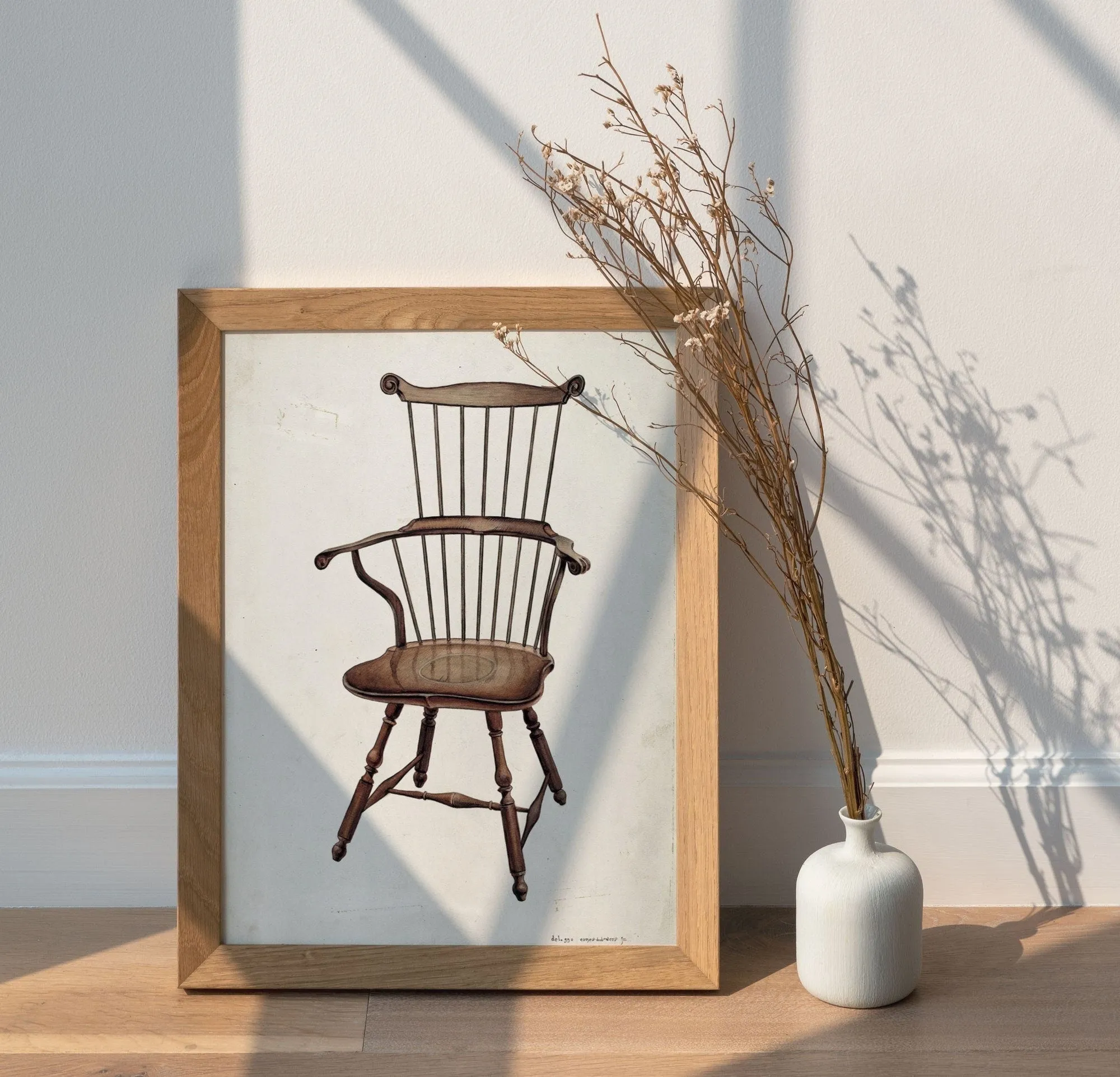 Chair 1 - Unique vintage wall art