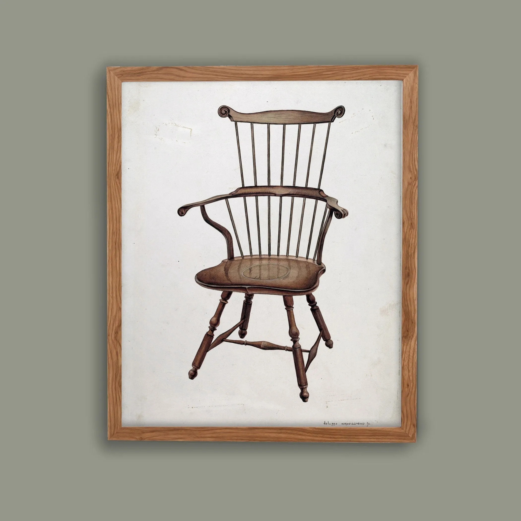 Chair 1 - Unique vintage wall art