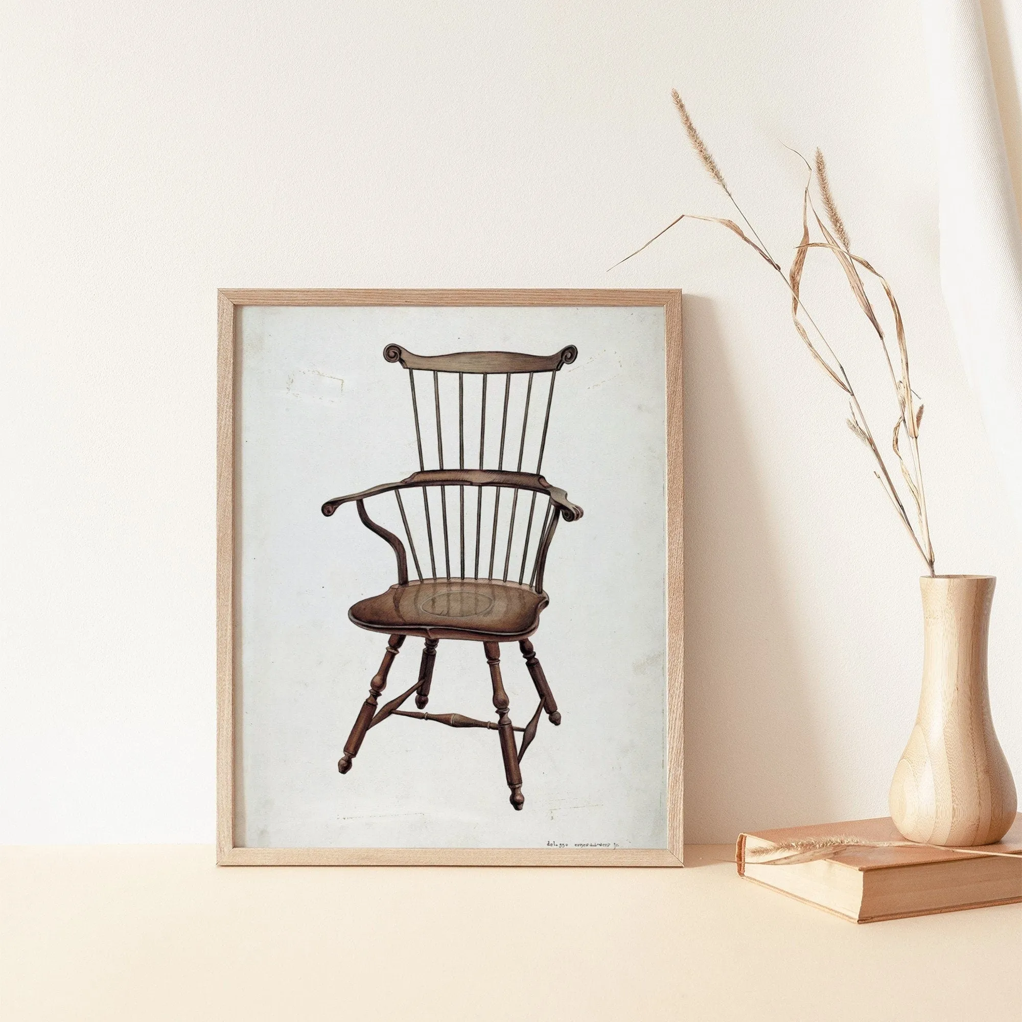 Chair 1 - Unique vintage wall art