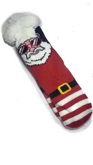 CHRISTMAS STOCKING SLIPPER SOCKS6 GREAT DESIGNS RMD2305-11