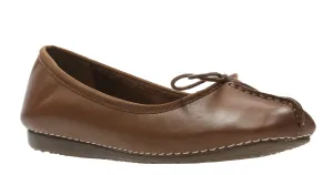 Clarks Freckle Ice Womens Flat Slip On Casual Shoe