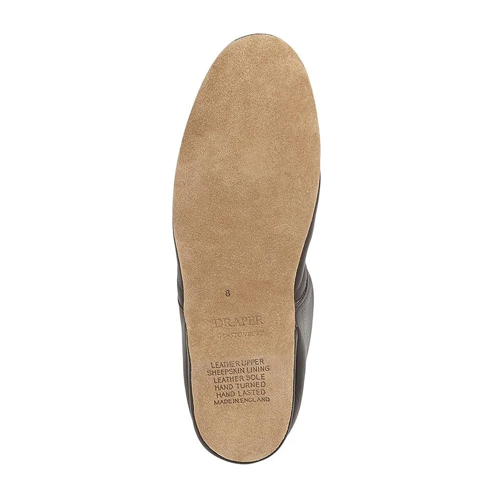 DRAPER PHILIP Sheepskin Slipper WINE