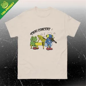 FROG CONCERT "times fun" cartoon T-shirt