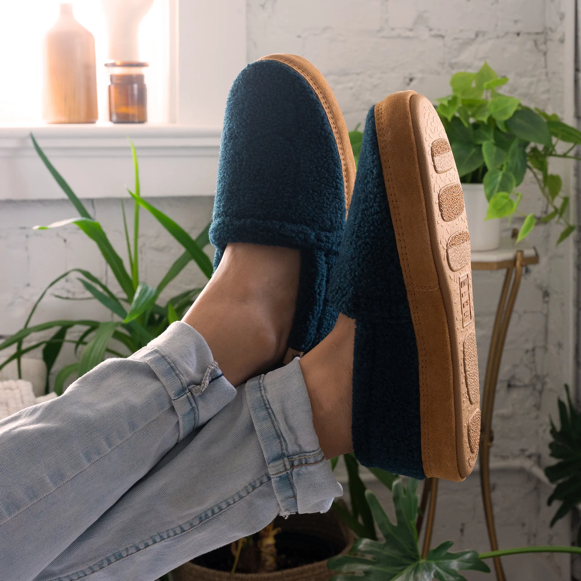 Men's Acorn® Moc Slippers with Cloud Cushion® Comfort