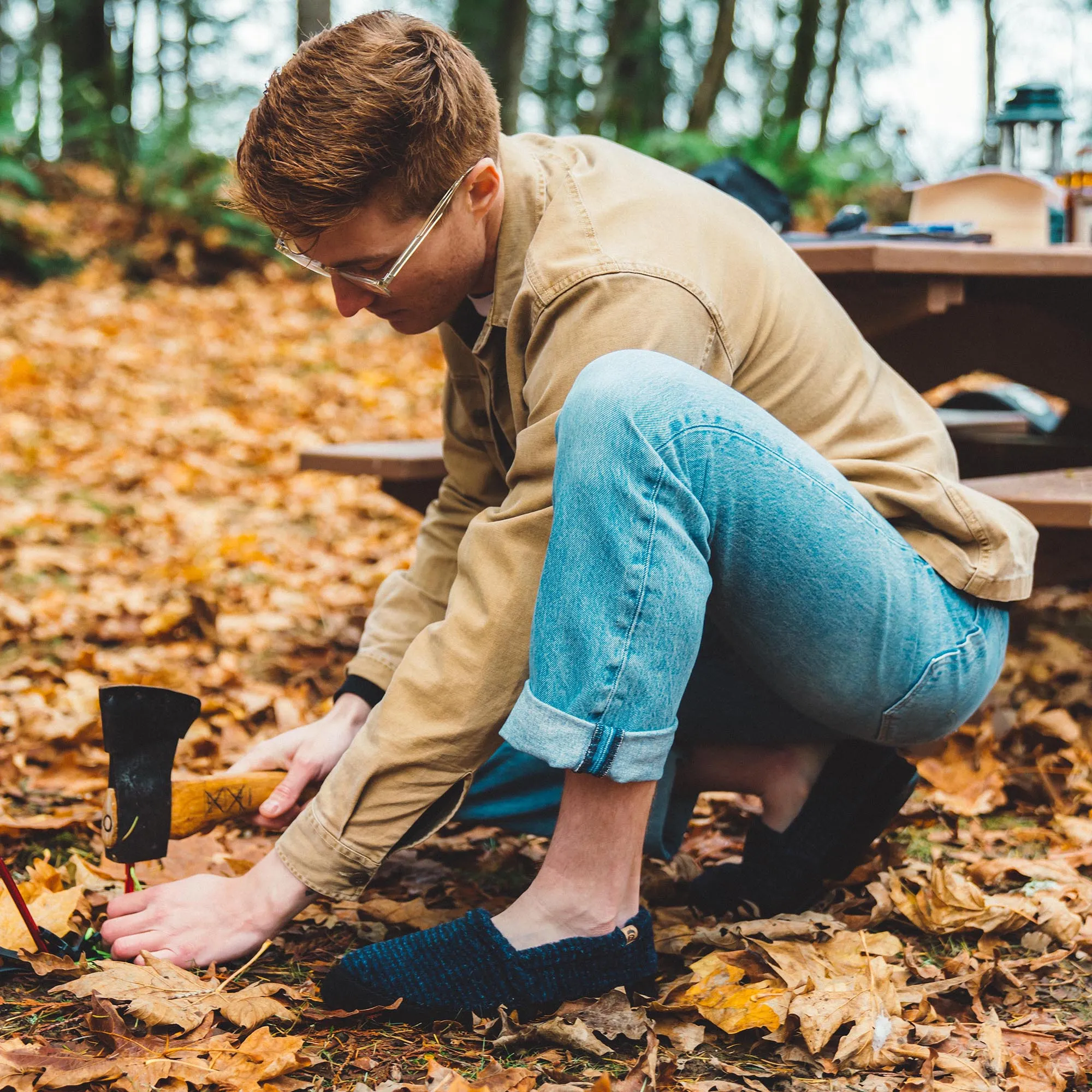 Men's Acorn® Moc Slippers with Cloud Cushion® Comfort