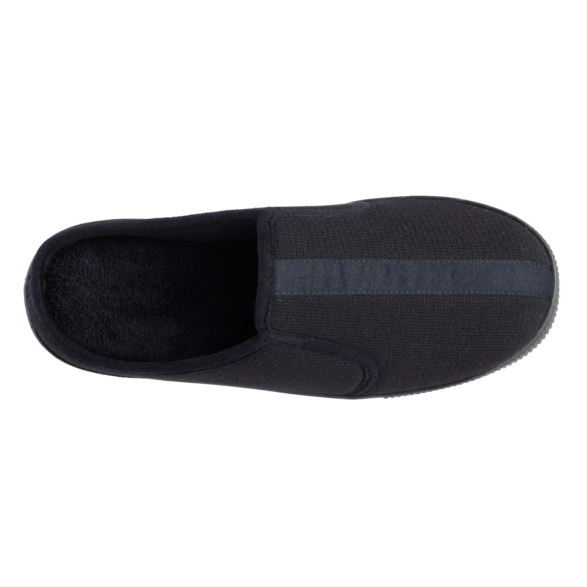 Men's Textured Knit Kai Clog Slippers with Gel-Infused Memory Foam