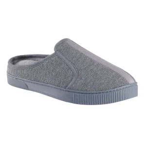 Men's Textured Knit Kai Clog Slippers with Gel-Infused Memory Foam