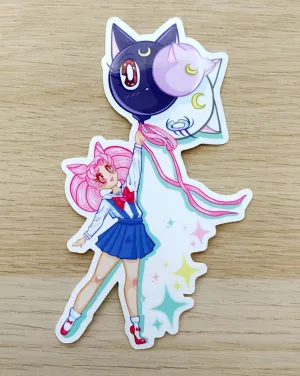 Sailor Moon Chibiusa vinyl sticker