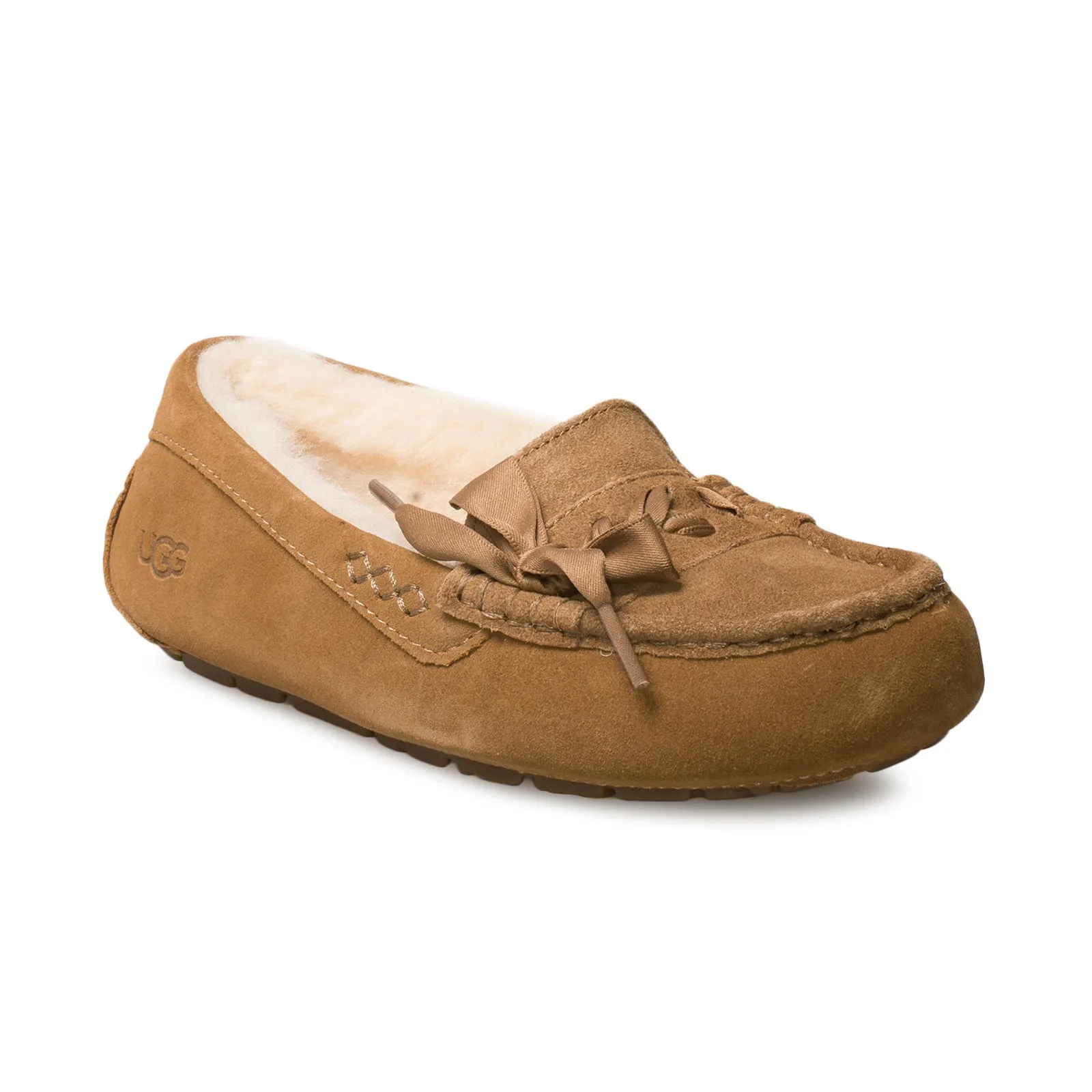 UGG Ansley Lace Chestnut Slippers - Women's