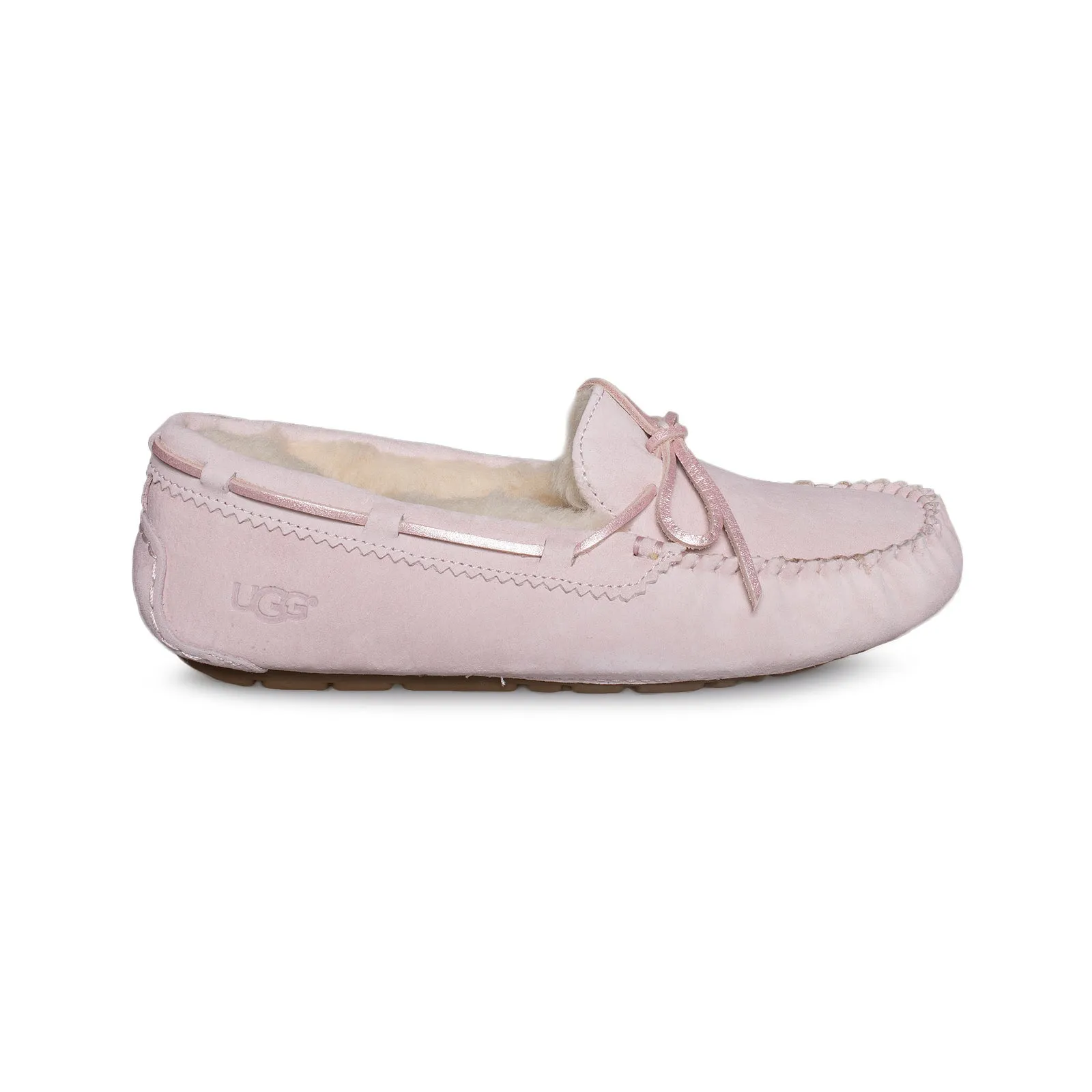 UGG Dakota Metallic Seashell Pink Slippers - Women's