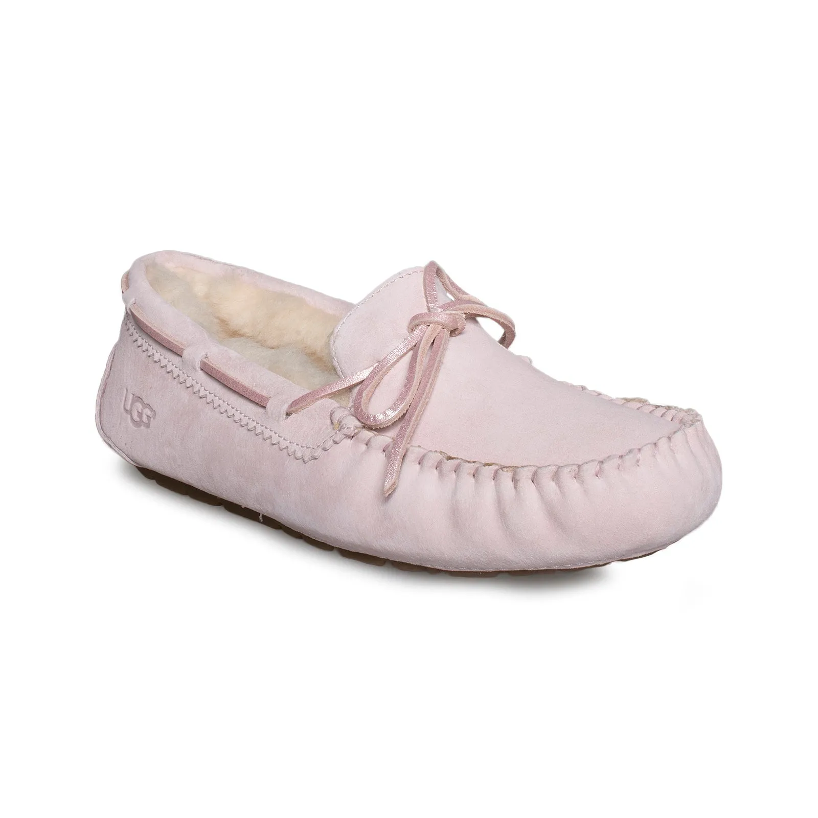 UGG Dakota Metallic Seashell Pink Slippers - Women's