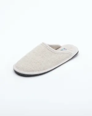 Women's Boiled Wool Stella Slipper Beige